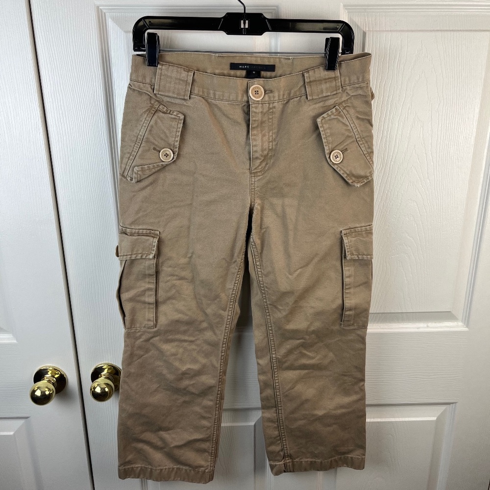 Marc Jacobs Cropped Cargo Pants Khaki